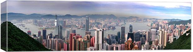 THE PEAK, HONG KONG Canvas Print by Eamon Fitzpatrick