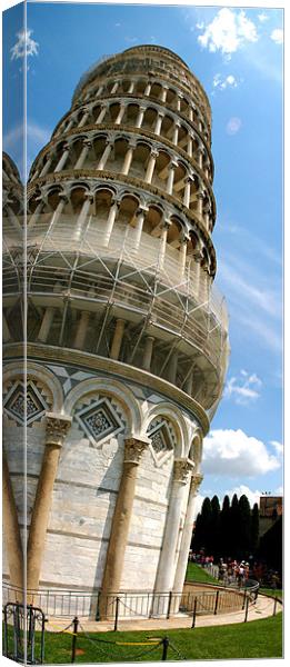 LEANING TOWER Canvas Print by Eamon Fitzpatrick