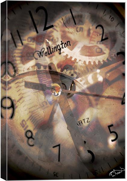 TIME MACHINE Canvas Print by Rob Toombs