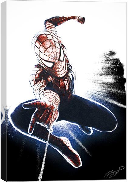 Spidy Canvas Print by Rob Toombs