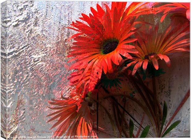 abstract floral Canvas Print by joseph finlow canvas and prints