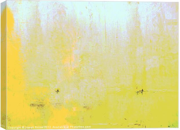 impressionist landscape yellow Canvas Print by joseph finlow canvas and prints