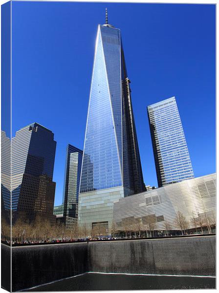  Freedom Tower One Canvas Print by Terry Sandoe