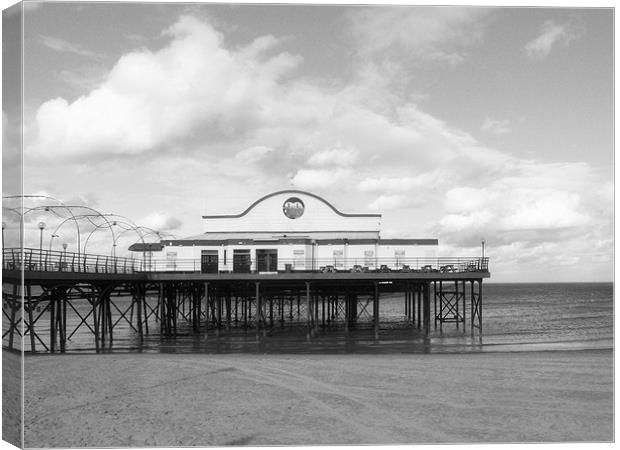 Cleethorpes Pier Canvas Print by Sarah Couzens