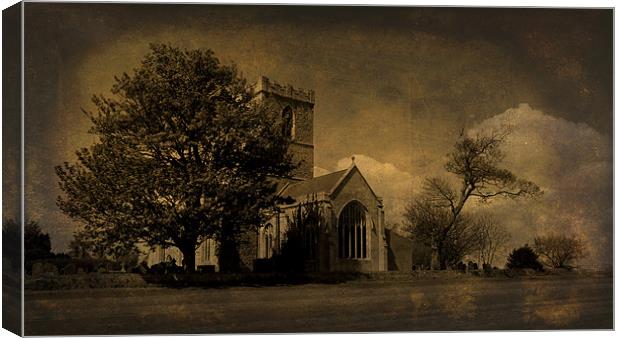 The Parish Church of St Andrew | Texture Canvas Print by Sarah Couzens