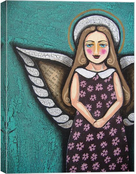 The Angel Canvas Print by Yanina Perkins
