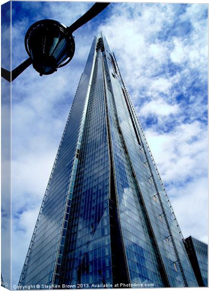 The Shard Canvas Print by Stephen Brown