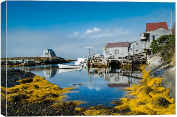 Peaceful fishing village Canvas Print by detlef klahm