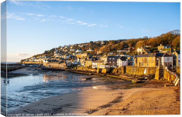 Sunrise At Mousehole  Canvas Print by James Lavott