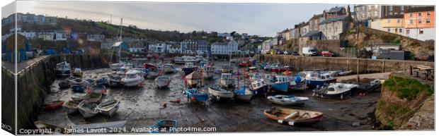 Mevagissey On The Hard Canvas Print by James Lavott