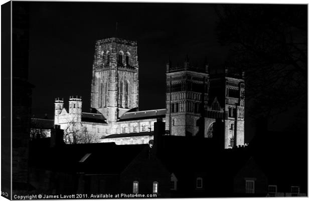 Durham Roof Tops Canvas Print by James Lavott