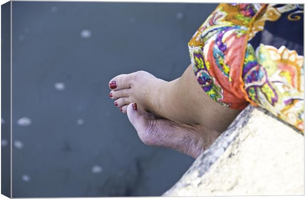 Feet Canvas Print by James Lavott