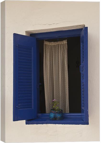 Blue Shutters II Canvas Print by James Lavott