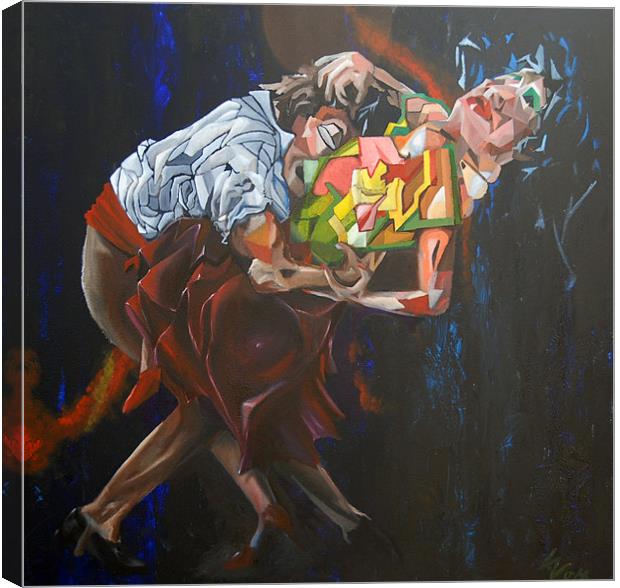 Lost In Dance Canvas Print by James Lavott