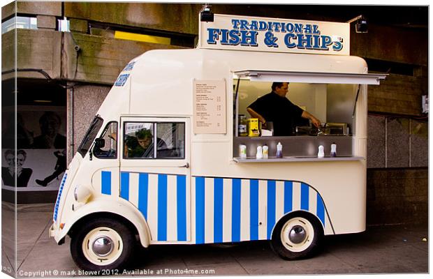 Fish and Chips Canvas Print by mark blower