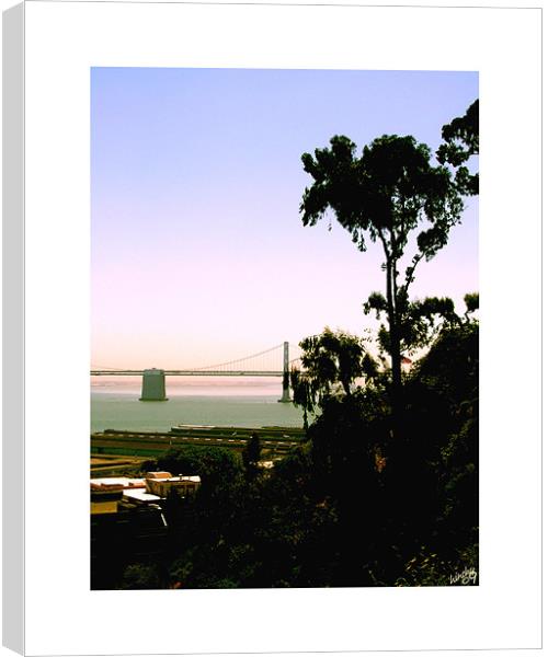 Sunset over San Francisco Canvas Print by Paul Hinchcliffe