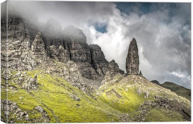 Old Man of Storr on Skye Canvas Print by James Mc Quarrie
