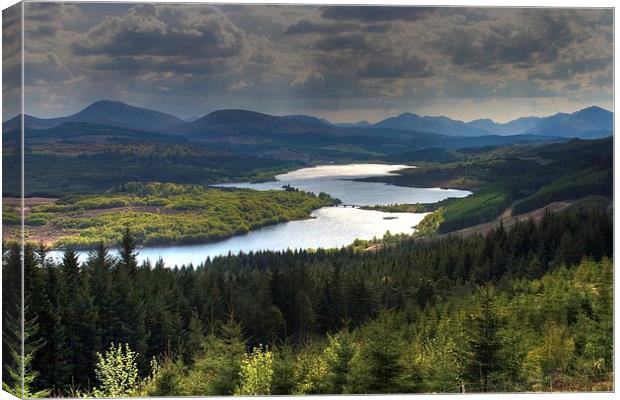 Loch Garry Canvas Print by James Mc Quarrie