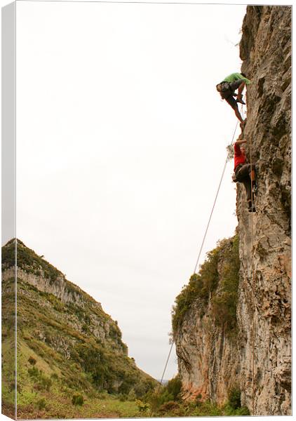 Climbing Day Canvas Print by Luis Lajas