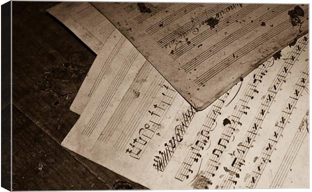 Music sheet Canvas Print by Luis Lajas