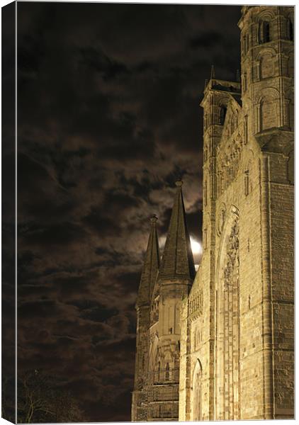 Durham Cathedral by Mooonlight Canvas Print by gary barrett