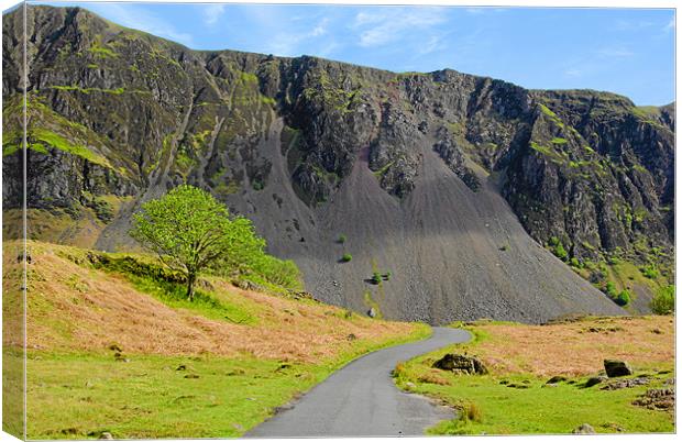 Wastwater Screes. Canvas Print by Kleve 