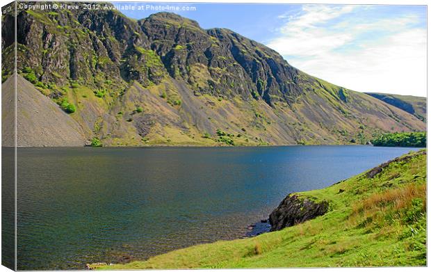 Wastwater, Cumbria. Canvas Print by Kleve 