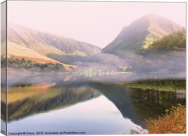 Buttermere and Fleetwith Canvas Print by Kleve 