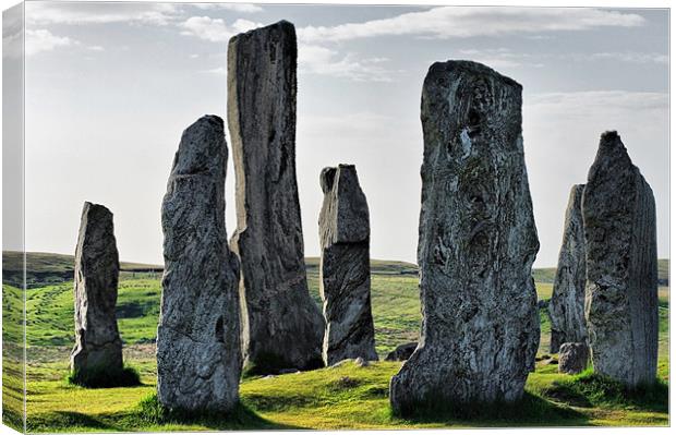 The Silent Witnesses of Callanish Canvas Print by Jacqi Elmslie