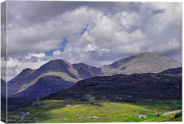 The Mountains of Harris Canvas Print by Jacqi Elmslie