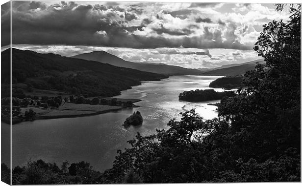 The Queen's View, Loch Tummel, Scotland Canvas Print by Jacqi Elmslie