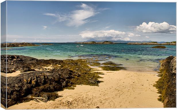 Isle of Skye from Arisaig Canvas Print by Jacqi Elmslie