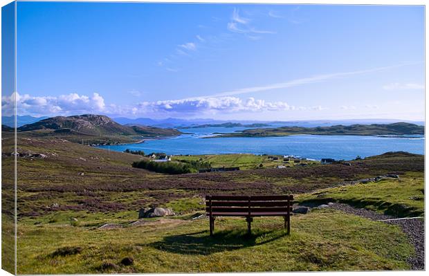 A View of the Summer Isles Canvas Print by Jacqi Elmslie