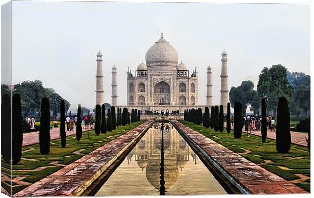 The Taj Mahal Canvas Print by Jacqi Elmslie