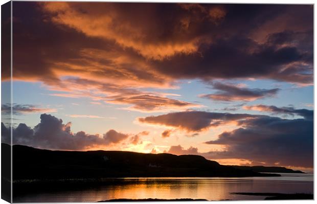 Isle of Skye Sunset Canvas Print by Jacqi Elmslie