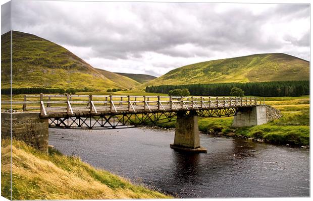 Valley of the Findhorn River Canvas Print by Jacqi Elmslie