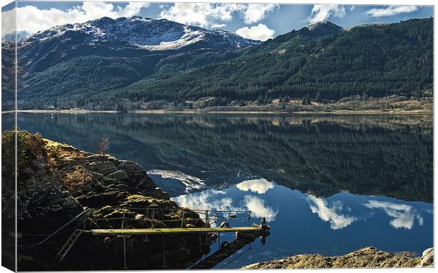 Loch Duich View Canvas Print by Jacqi Elmslie