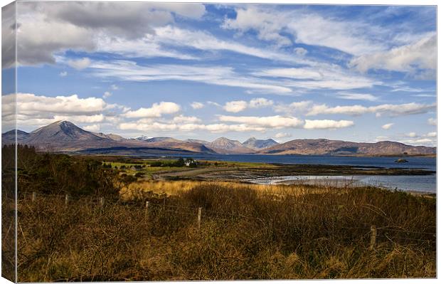 Land of Skye Canvas Print by Jacqi Elmslie
