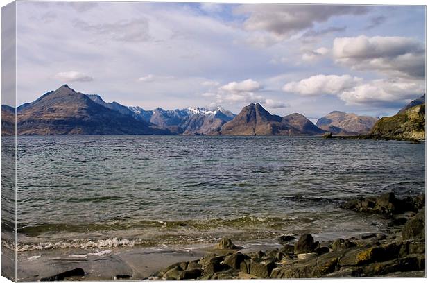 Elgol and the Cuillin Canvas Print by Jacqi Elmslie