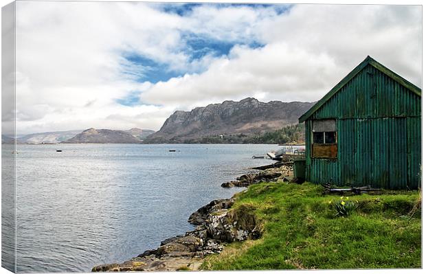 The Green Shed Canvas Print by Jacqi Elmslie