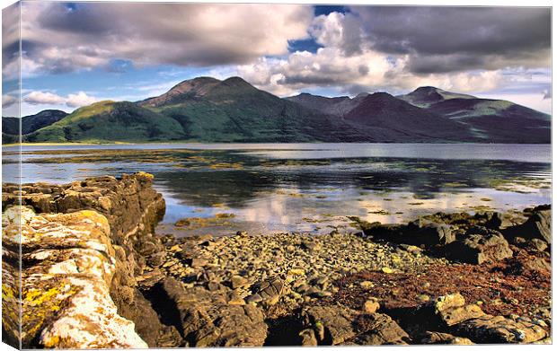  Loch na Keal Isle of Mull Canvas Print by Jacqi Elmslie