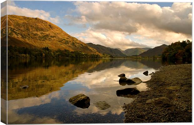 Ullswater Reflections  Canvas Print by Jacqi Elmslie