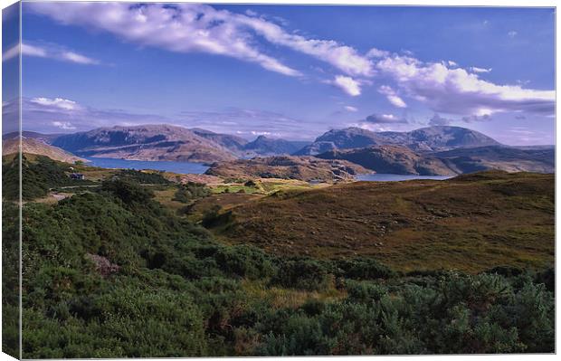 West From Kylestrome   Canvas Print by Jacqi Elmslie