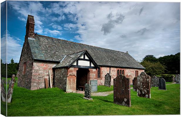  St Catherine's Church, Boot, Eskdale Canvas Print by Jacqi Elmslie