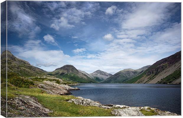 Wastwater Lake Cumbria  Canvas Print by Jacqi Elmslie