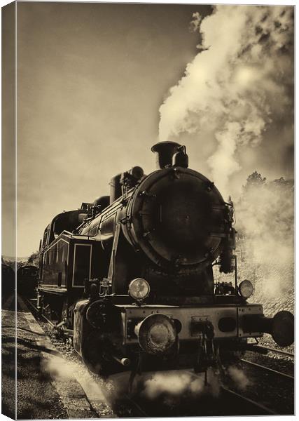 The Age of Steam Canvas Print by Jacqi Elmslie