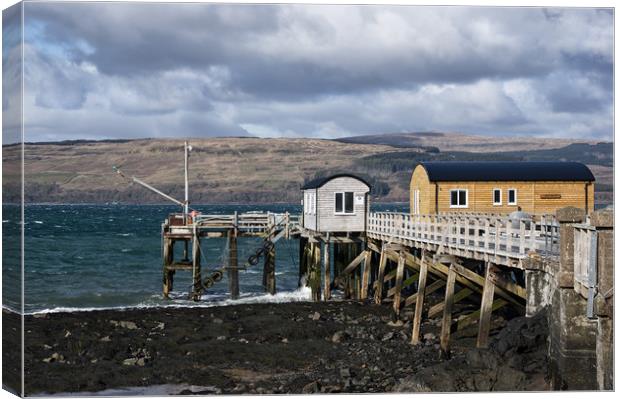 The Old Pier House Canvas Print by Jacqi Elmslie
