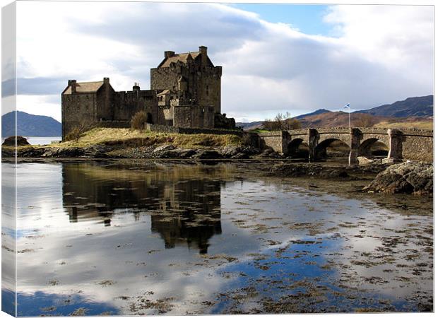 Eilean Donan Castle Scotland Canvas Print by Jacqi Elmslie