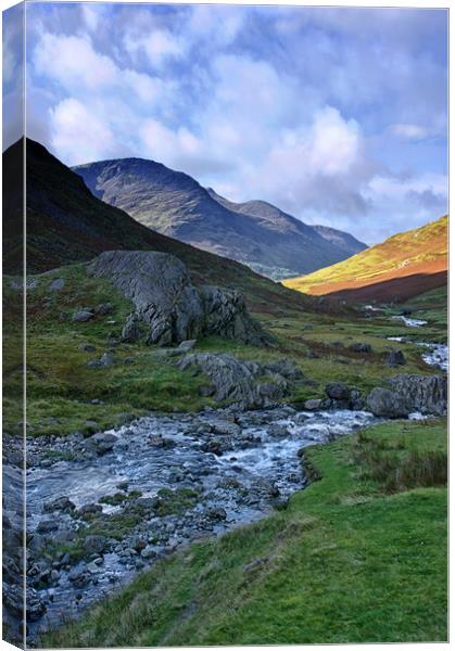 Honister Pass Lake District Canvas Print by Jacqi Elmslie
