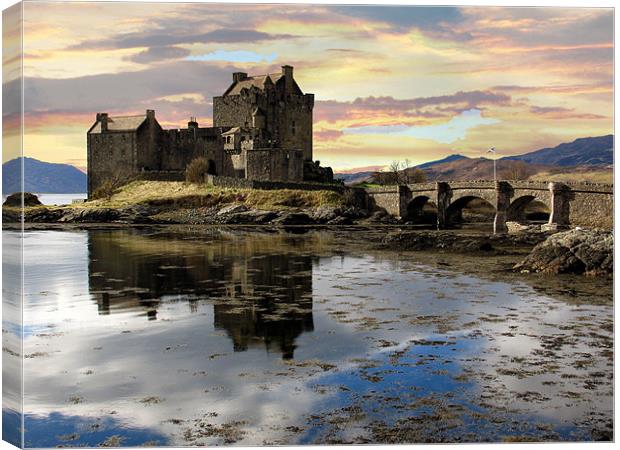 Eilean Donan Castle Dornie Scotland Canvas Print by Jacqi Elmslie